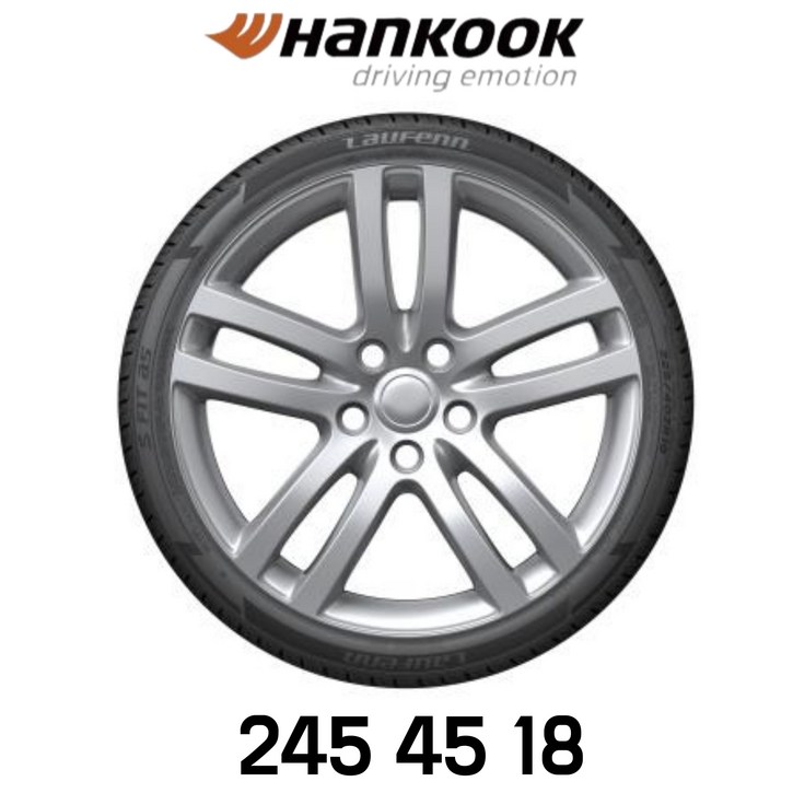 한국타이어245 45 18  라우펜 가성비 최고 한국타이어 전략상품  LH01 2454518 현대그렌저 현대아슬란 제네시스쿠페 G80 K7 쉐보레G2X 말리부 르노SM6, 장착 미포함, 1개