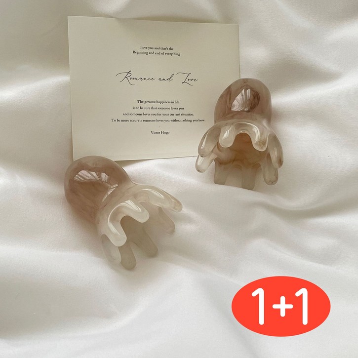 1+1 PHILIP 문어 괄사 마사지기 얼굴 리프팅 지압 마사지기 붓기제거 뷰티 홈케어