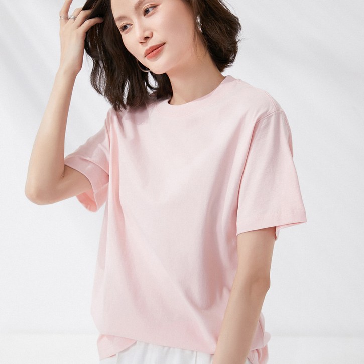 100%면/봄/여름/면티셔츠/멀티컬러 옵션/여자티셔츠/티셔츠/반팔티/여성반팔티/무지티/면티/반팔 면티/라운드티/여름티셔츠/여성 반팔티/미니멀리즘/감성