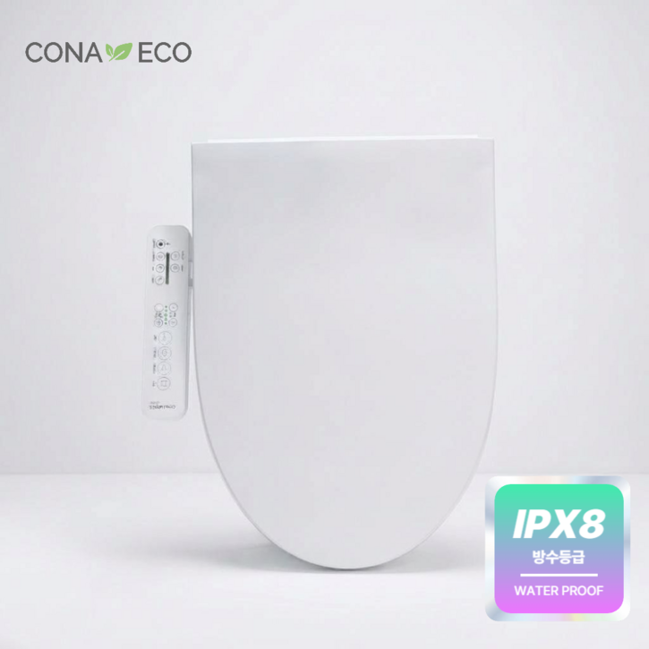 26년형 코나에코홈 강력방수 IPX8 직수형 노탱크 터치식 IPX8 방수 6세대 노즐 자가설치 CONA3000N