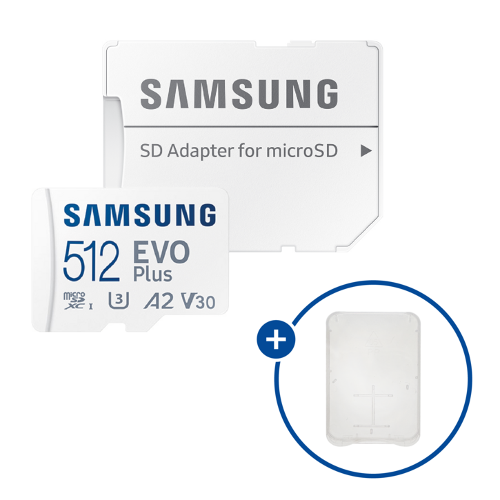 삼성전자 공식인증 정품 마이크로SD 카드 EVO PLUS MBMC512KR  SD카드 케이스