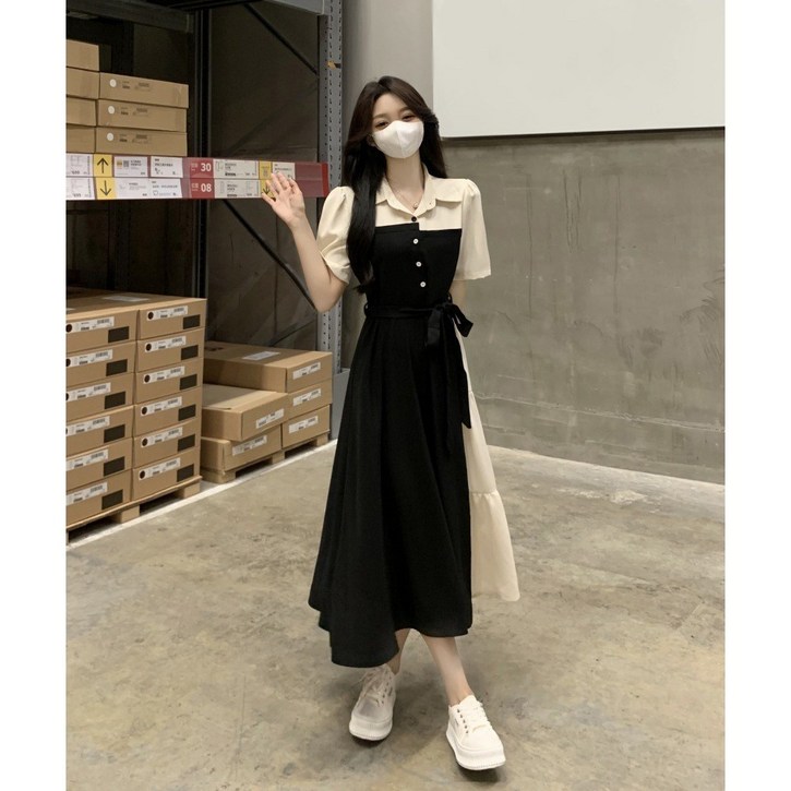 Novastar 여름 여성 원피스 데일리룩 반팔 셔츠원피스 빅 사이즈 원피스 롱원피스 오피스룩