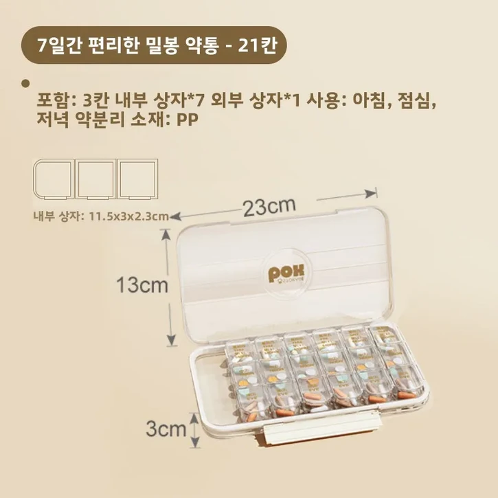 약 보관함 대용량 다층 의학 상자 가족 사용 응급 약물 보관 케이스 투명 플라스틱 주최자