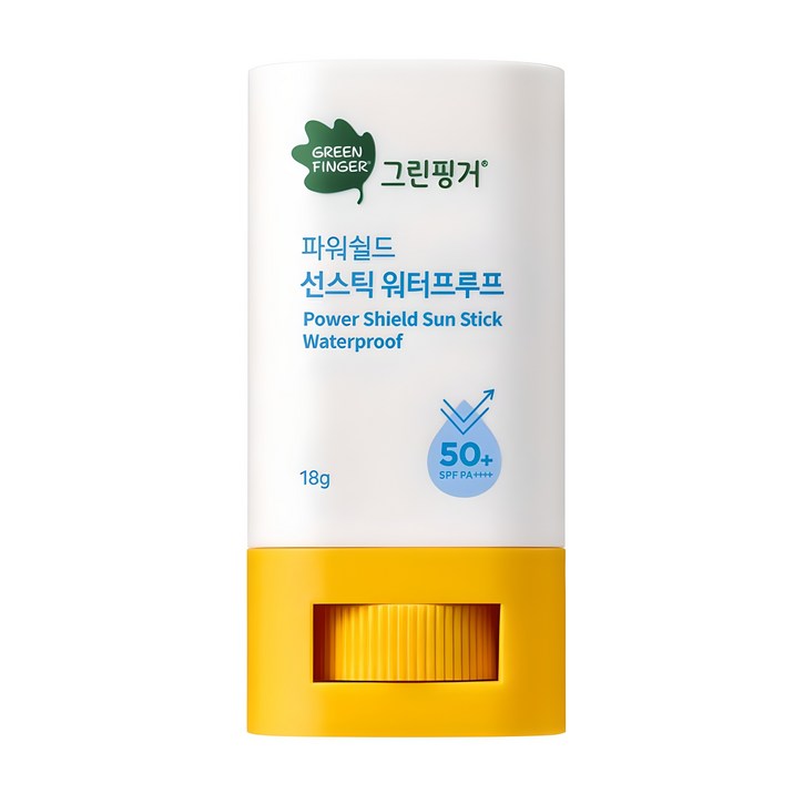 그린핑거 유아용 파워쉴드 선스틱 워터프루프 SPF50 PA, 18g, 1개