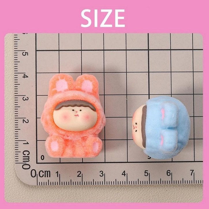 귀여운 플로킹 릴리 인형 장식 키체인 조경 홈 데스크탑 자동차 귀여운 플로킹 릴리 인형 장식 키체인 조경 홈 데스크탑 자동차