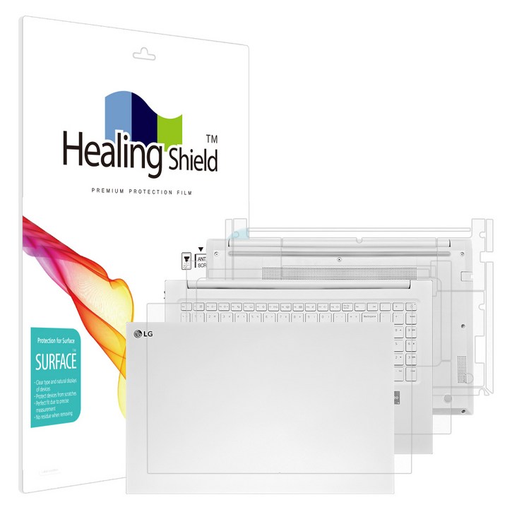 힐링쉴드 LG 울트라 PC 15U50R 15UD50R 무광 외부보호필름 3종세트, 1개