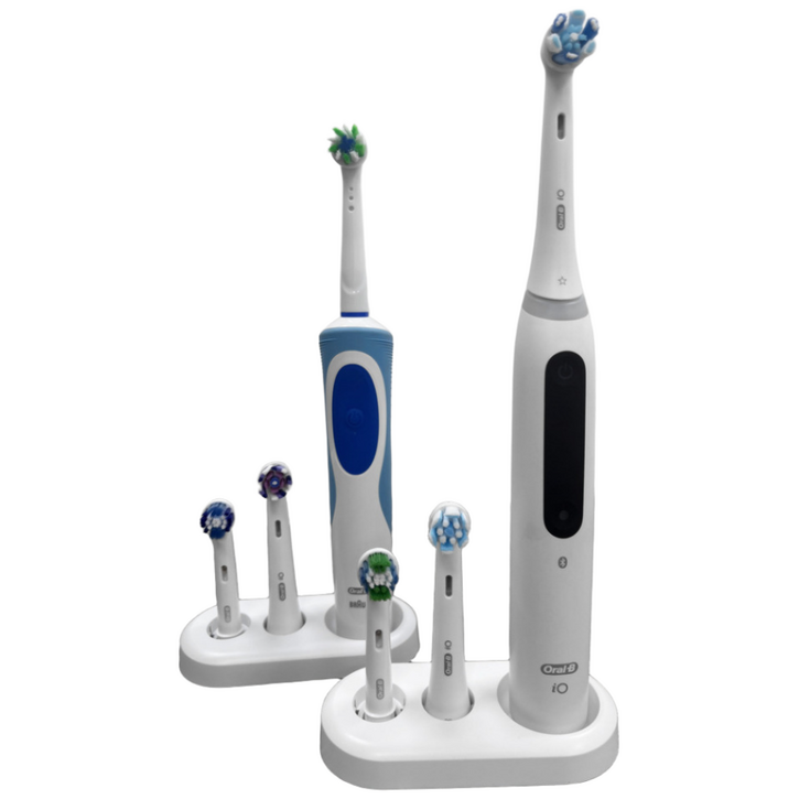 [호환] 큐클래스 호환용품 전동칫솔거치대 받침대 전동칫솔스탠드, 2개, 화이트, 칫솔 보관 홀더