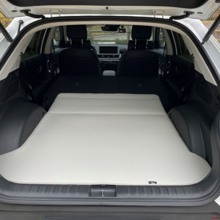 설레노 아이오닉5 전용 트렁크매트 평탄화 일체형 차박매트, 그레이