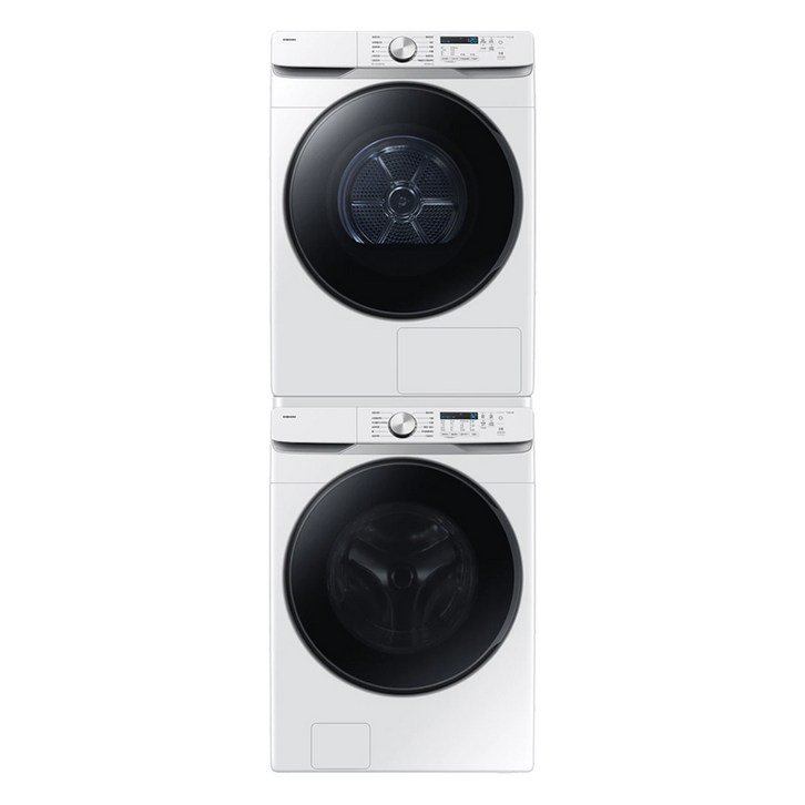 삼성전자 AI 세탁기 WF25DG8250BW  건조기 DV21DG8200BW 25kg  21kg  직렬설치키트 SKKATW 세트 방문설치