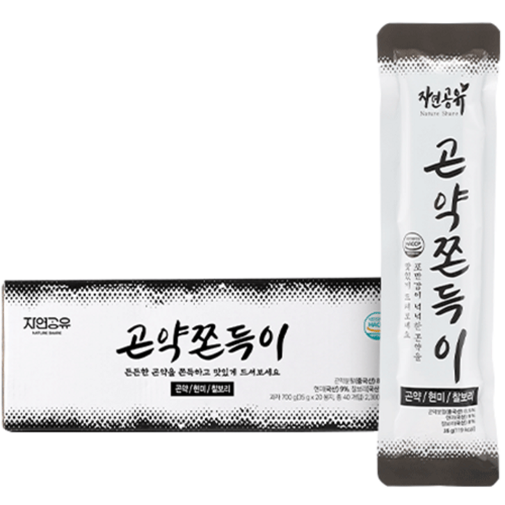 자연공유 곤약쫀드기 자연공유 곤약쫀드기