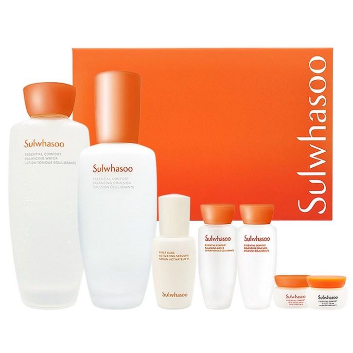 NEW 설화수 자음 2종 세트 쇼핑백 포함 (자음수150ml,자음유액125ml,윤조에센스8ml,탄력크림5ml,자음수15ml,자음유액15ml,탄력크림5ml)