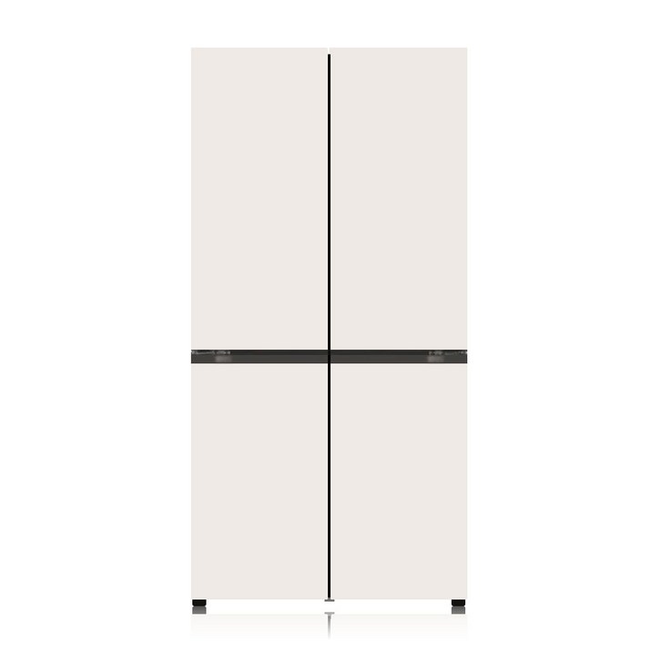 LG전자 오브제 컬렉션 디오스 양문형 냉장고 메탈 T873MEE012 870L 방문설치, T873MEE012, 오브제컬렉션 베이지  베이지