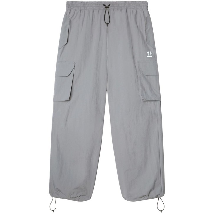 오프화이트 로고 장식 패러슈트 팬츠