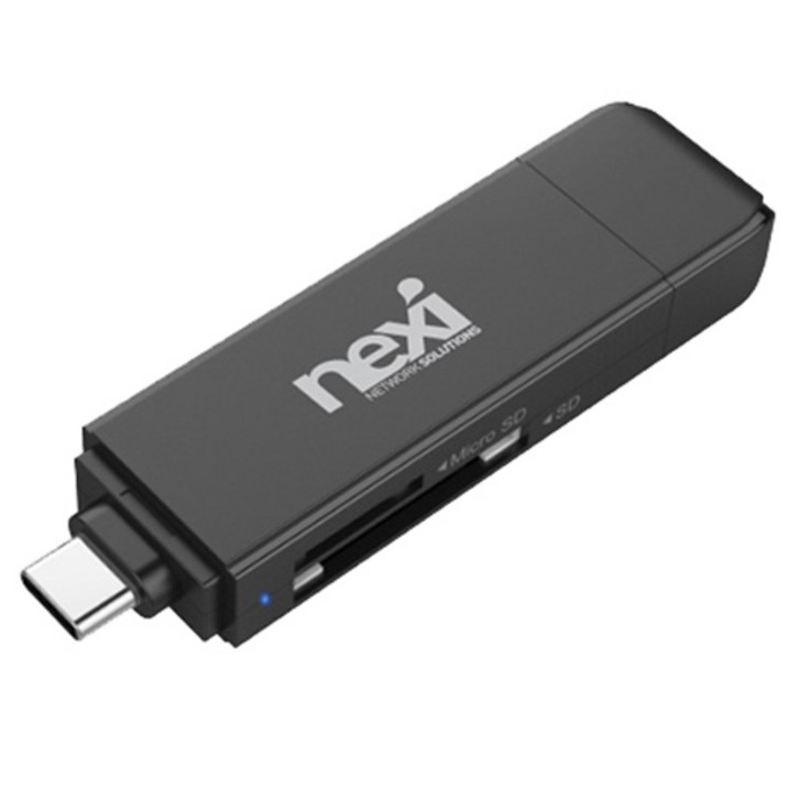 넥시 USB3.1/3.0 OTG 카드리더기 마이크로 SD 카드 NX-U3130CR NX610 156978766