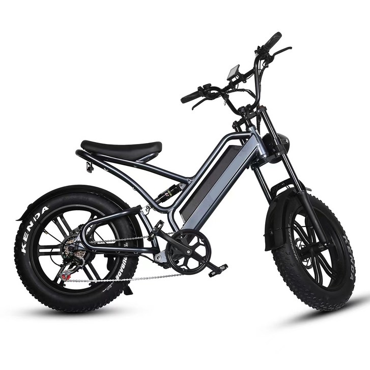 팻전기자전거 전기팻바이크 트렉전기자전거 미니 알루미늄 20 인치 강력한 전자 자전거, 48V 750W 모터 12.5A 리튬 배터
