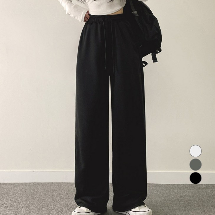 위드후이린 올데이 여성용 트레이닝 밴딩 팬츠 롱숏