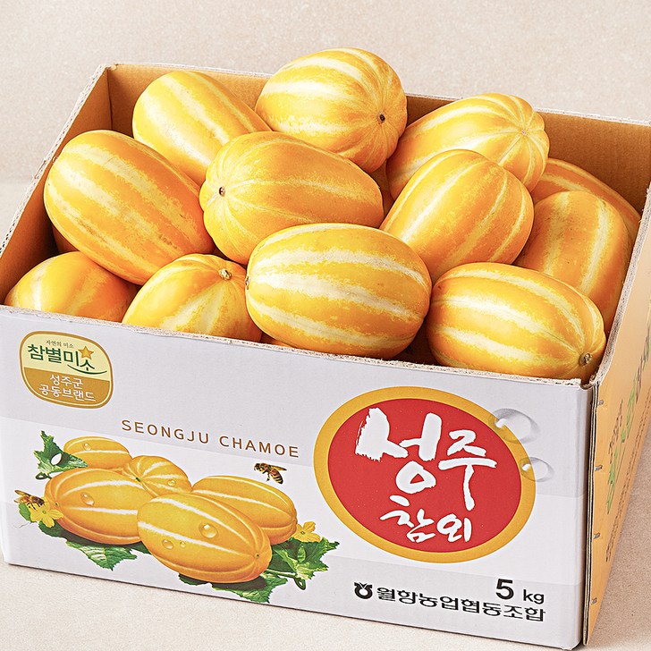 성주 가정용 실속 참외, 5kg, 1박스
