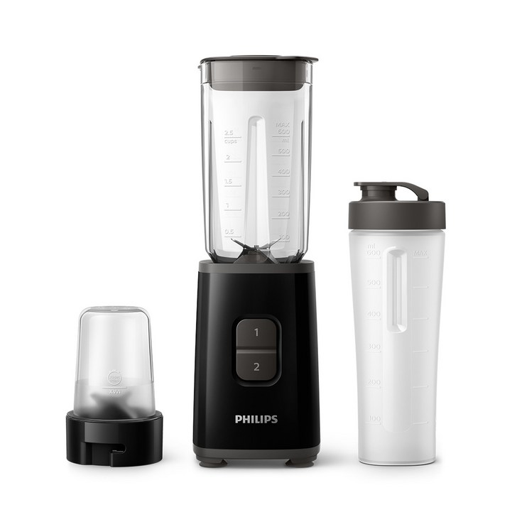 필립스 뉴 미니 블렌더  텀블러  멀티 다짐기 세트 HR260390