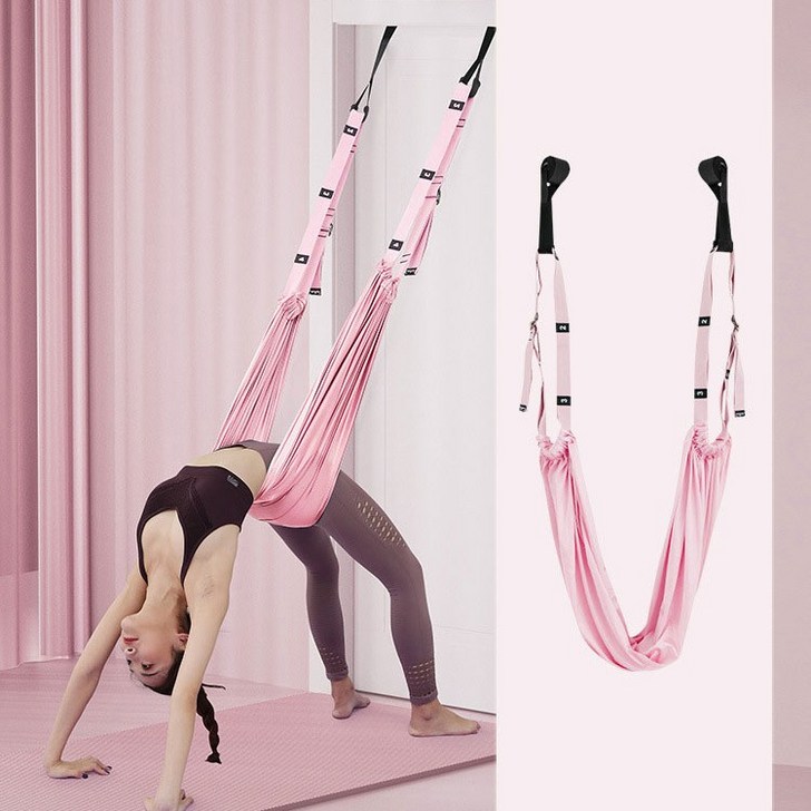 라라티나 포카 설치가 간편한 가정용 플라잉 요가 스트랩 해먹