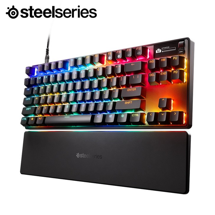 사은품증정 스틸시리즈 Apex Pro TKL Gen 3  US 자석축 기계식 무선 게이밍키보드 64740