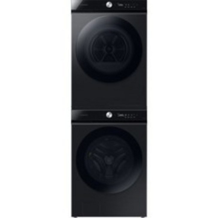 삼성전자 BESPOKE 그랑데 AI 직렬설치 세탁기  건조기 패키지 세트 WF21B6400KW7L 21kg  17kg  상단 설치 키트 방문설치