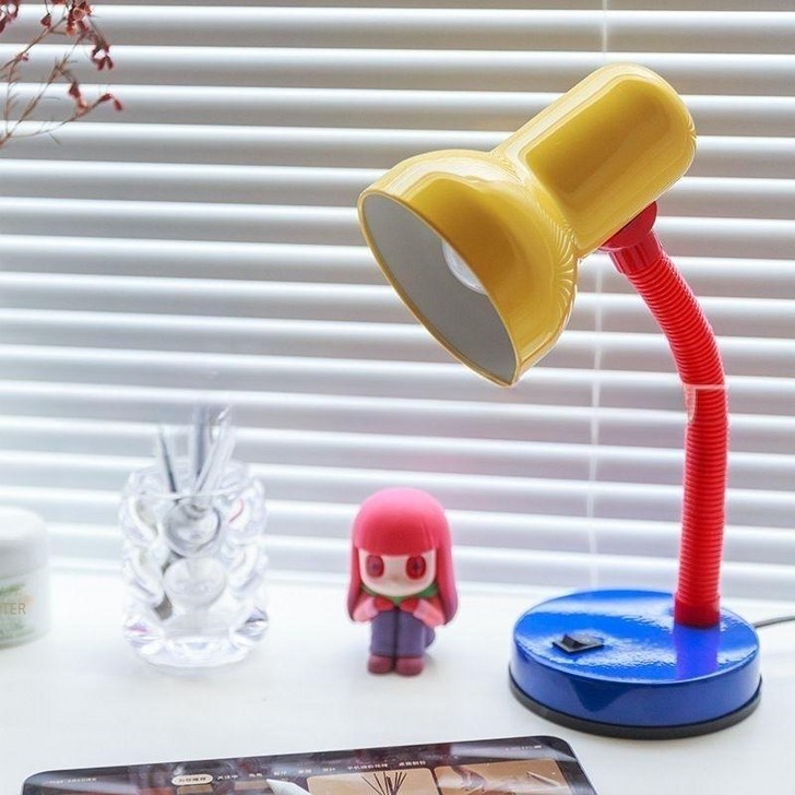 빈티지 레트로 LED 책상 램프 눈보호 데스크 조명 탁상 인테리어 철제 귀여운 선물 집들이