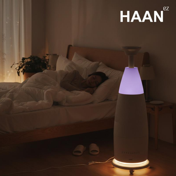 짐승 용량 20L 끝판왕 한경희 숨결 타워 공기청정 복합식 가습기 20L 초대용량 UV 가열 살균 통세척, 숨결화이트, HAANHD1200P