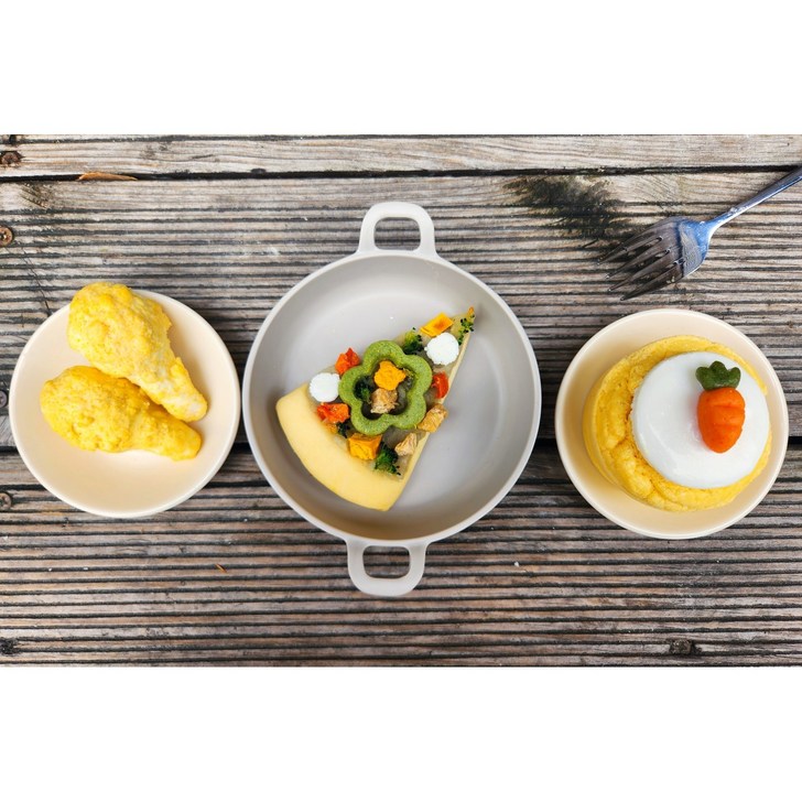 담무강아지피자 치킨 케이크세트, 3개, 150g 담무강아지피자 치킨 케이크세트, 3개, 150g