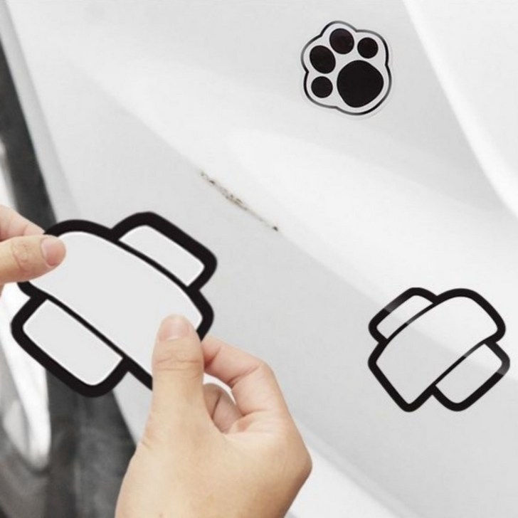 웨젼 자동차 스티커 흠집커버 차량용 스크래치 커버 발바닥 땜빵 스티커