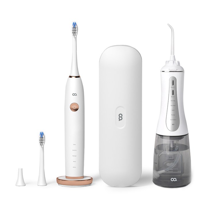 오아 클린이소프트B 전동칫솔  클린이 워터B 구강세정기 세트, EV0608, 6세트