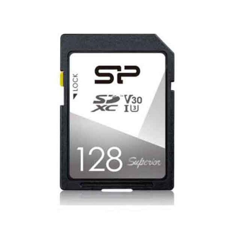 실리콘파워 SDXC UHS1 메모리카드 U3 V30, 128GB