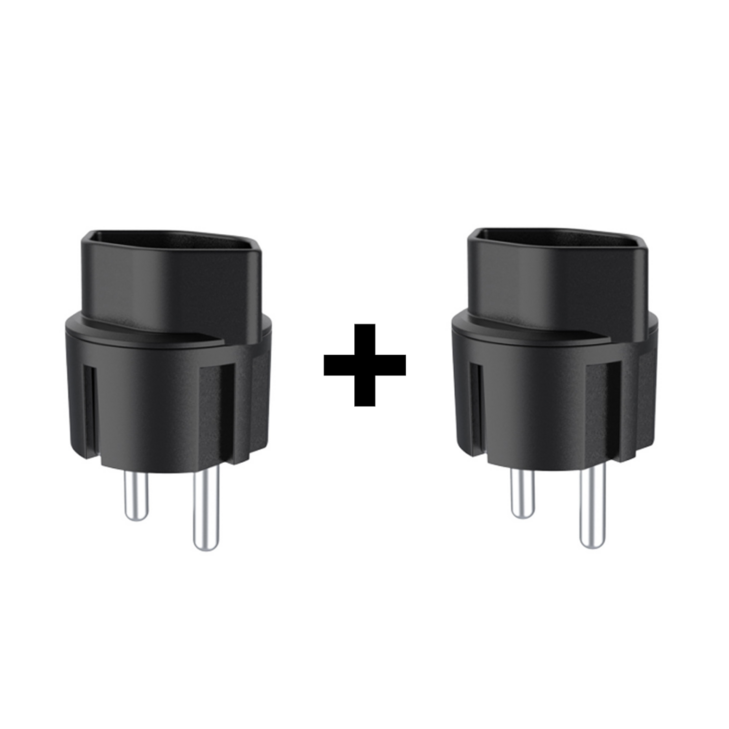 eu 유럽 돼지코 플러그 유럽형 us 한국형 변환 어댑터 콘센트 110v 220v 대용량 돼지코 4.7mm 블랙