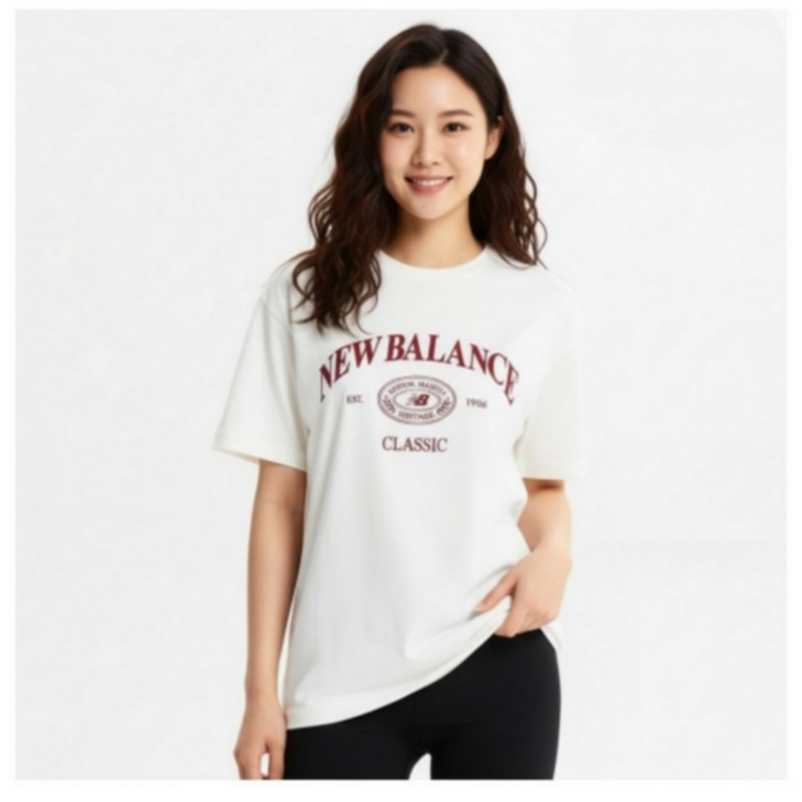 국내매장판 뉴발란스 UNI 헤리티지 반팔티NBNEE2111339 34057187 남녀공용 티셔츠 반팔 티