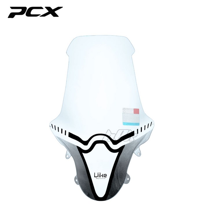 BPK PCX 스크린 21 24년 76cm 롱스크린 PCX125 튜닝 방풍 바람막이 쉴드 윈드스크린, 1개
