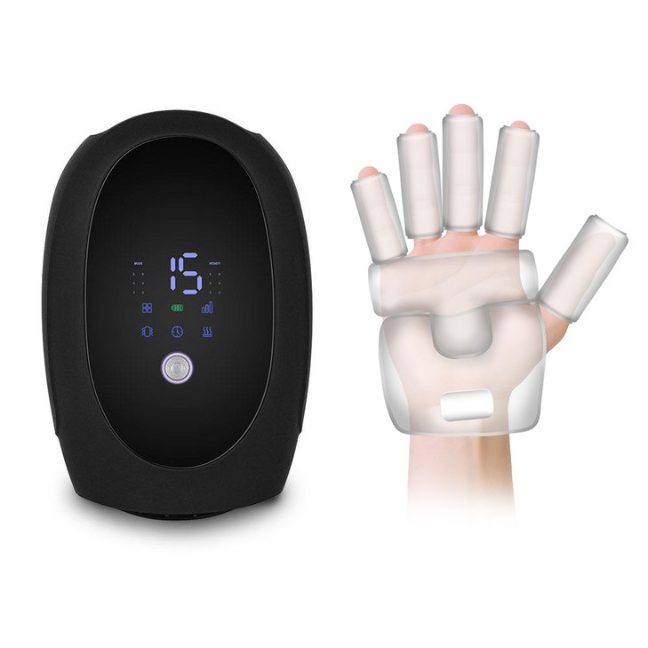 온열 손마사지기 손안마기 손가락분리형 손목마사지기 제로데이