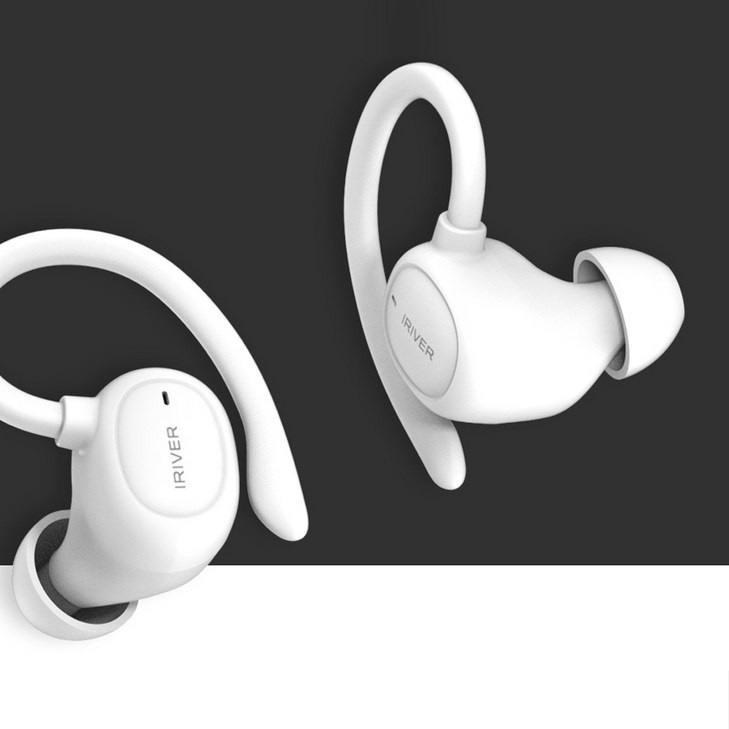 아이리버 ITW-G9 TWS 무선 블루투스 5.1 이어폰 귀걸이형, 화이트 20230715