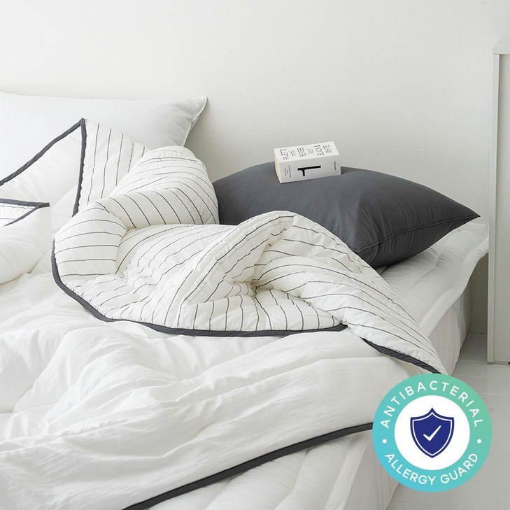 클라우드 알러지케어 저소음 간절기 차렵이불세트 AllergyGuard SQKCK 8컬러