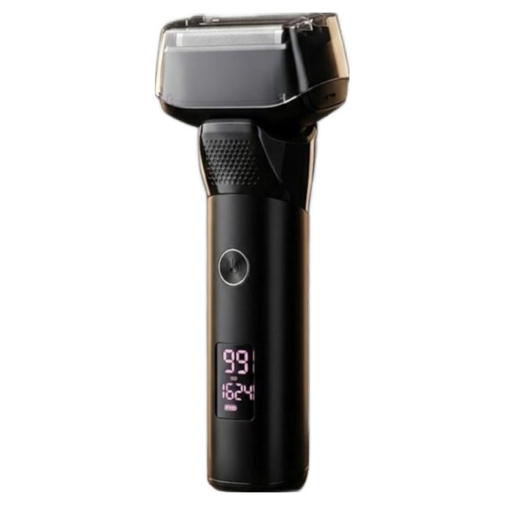 프리미엄 남성 전기면도기 5중날 억센수염 건식 습식 방수 C타입 트리머, 블랙, 5중날 면도기
