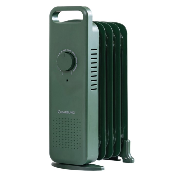 대성쎌틱 미니 캠핑 5핀 전기 라디에이터 500W