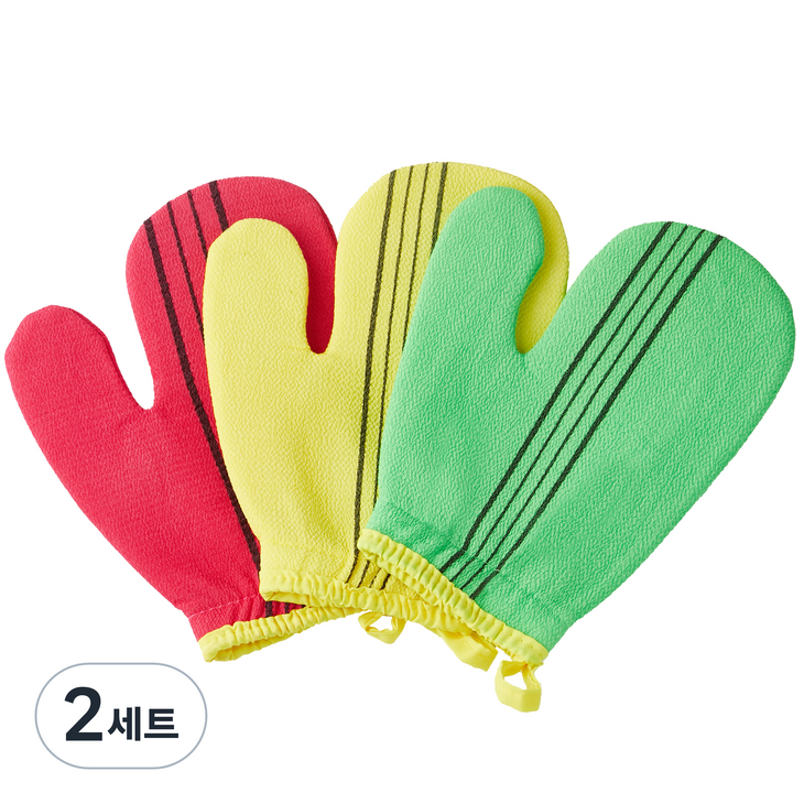 코멧 홈 엄지 목욕 때밀이 장갑 3종 세트