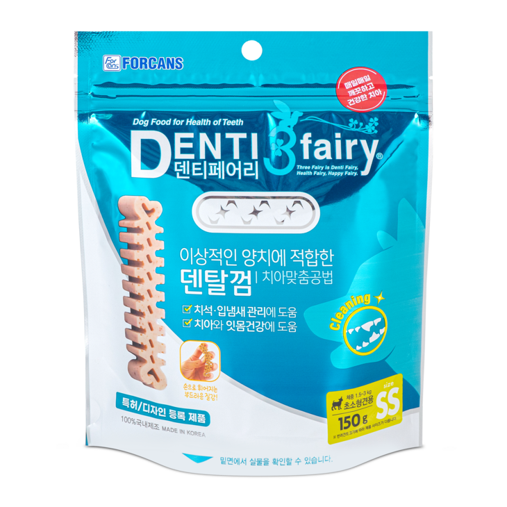 포켄스덴티페어리 강아지 덴탈껌 SS 초소형견용