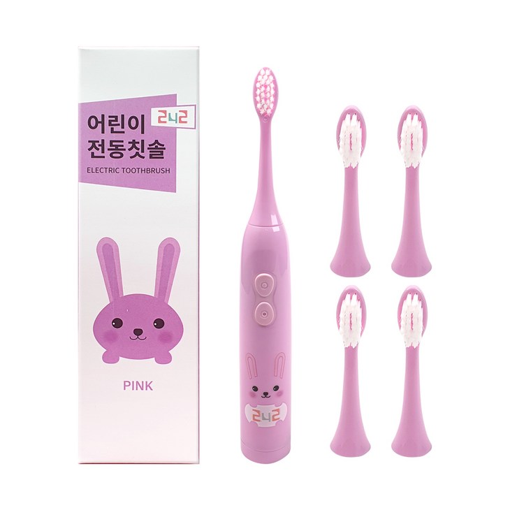 242 어린이 전동칫솔 본품+리필 4개