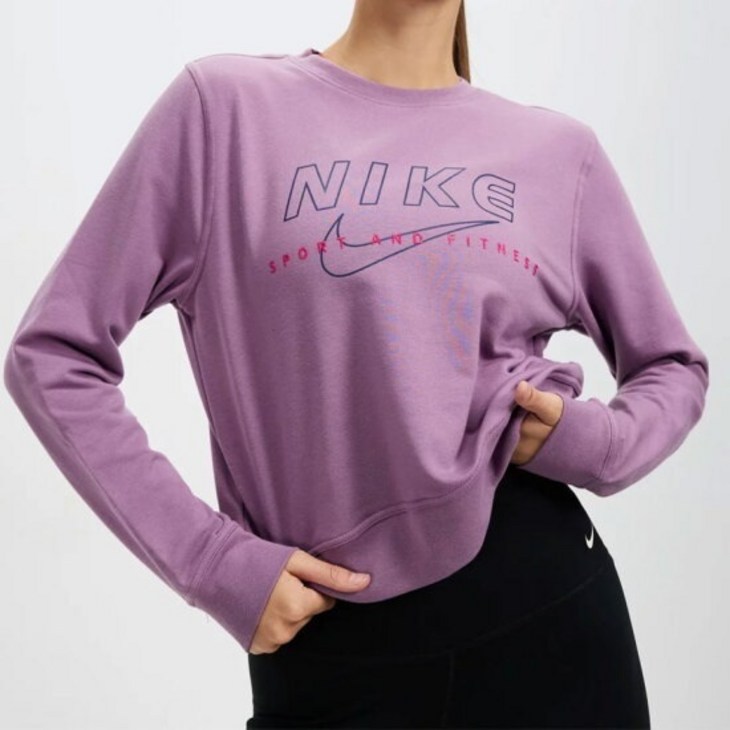 나이키 여성 원 그래픽 크루넥 맨투맨