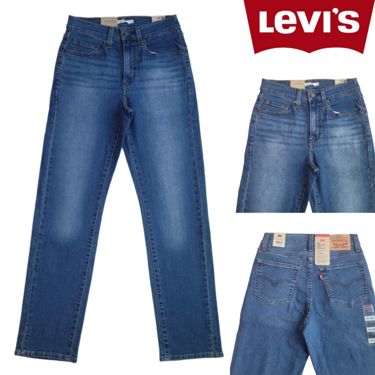 백화점 정품 리바이스 724 여성 하이라이즈 슬림 스트레이트 핏