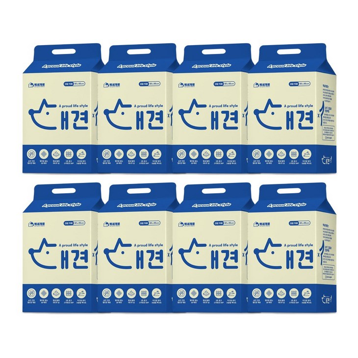 백세개로 대견패드 배변패드 중형 240매, 8개, 15개입