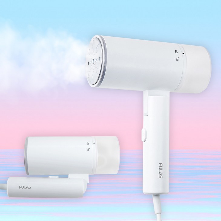 풀라스 폴더블 핸디형 스팀 다리미, FLIR1000, 화이트 풀라스 폴더블 핸디형 스팀 다리미, FLIR1000, 화이트