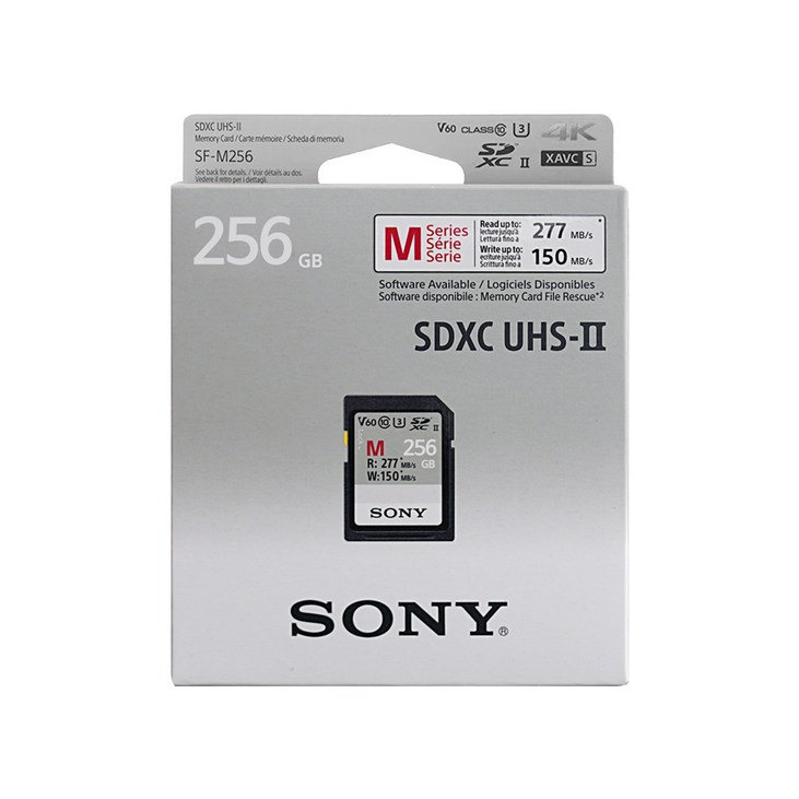 소니 SFM256T2 UHSII V60 SDXC 256GB 메모리카드  정품  재고보유 , 1개