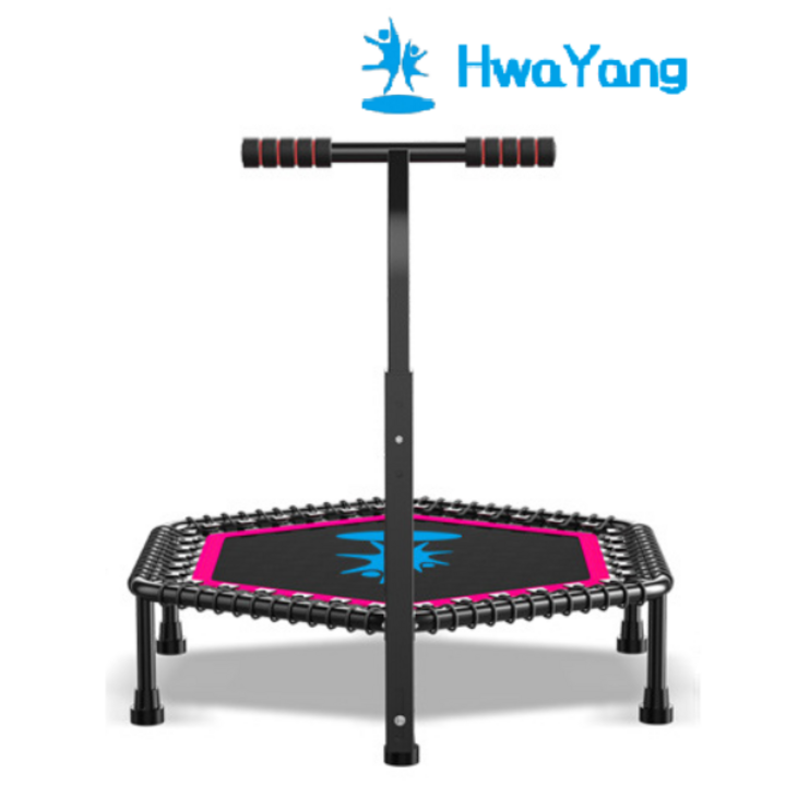 옵션 6종 화양스포츠 1인용 대형 성인 가정용 점핑 다이어트 트램폴린 방방이 household trampoline