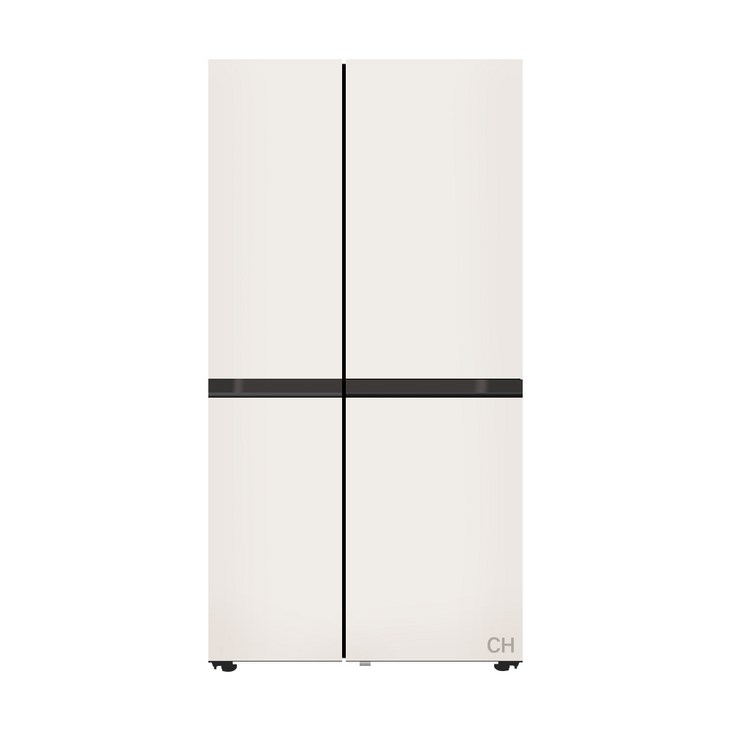 오브제빌트인 LG전자 디오스 오브제컬렉션 빌트인타입 매직스페이스 양문형 냉장고 글라스 652L 방문설치
