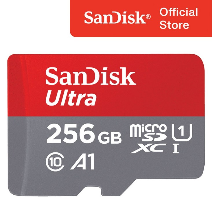 sd카드128기가 샌디스크 울트라 A1 마이크로 SD 카드, 256GB